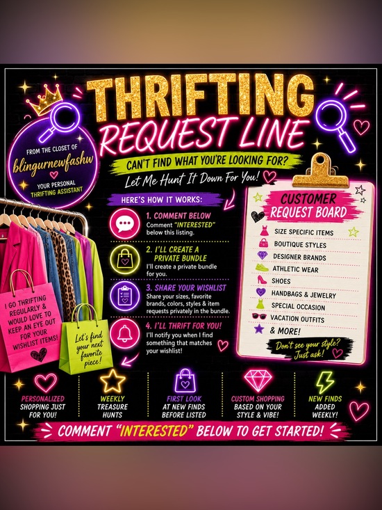Other - 🔍THRIFTING REQUEST LINE UP ✨🔍